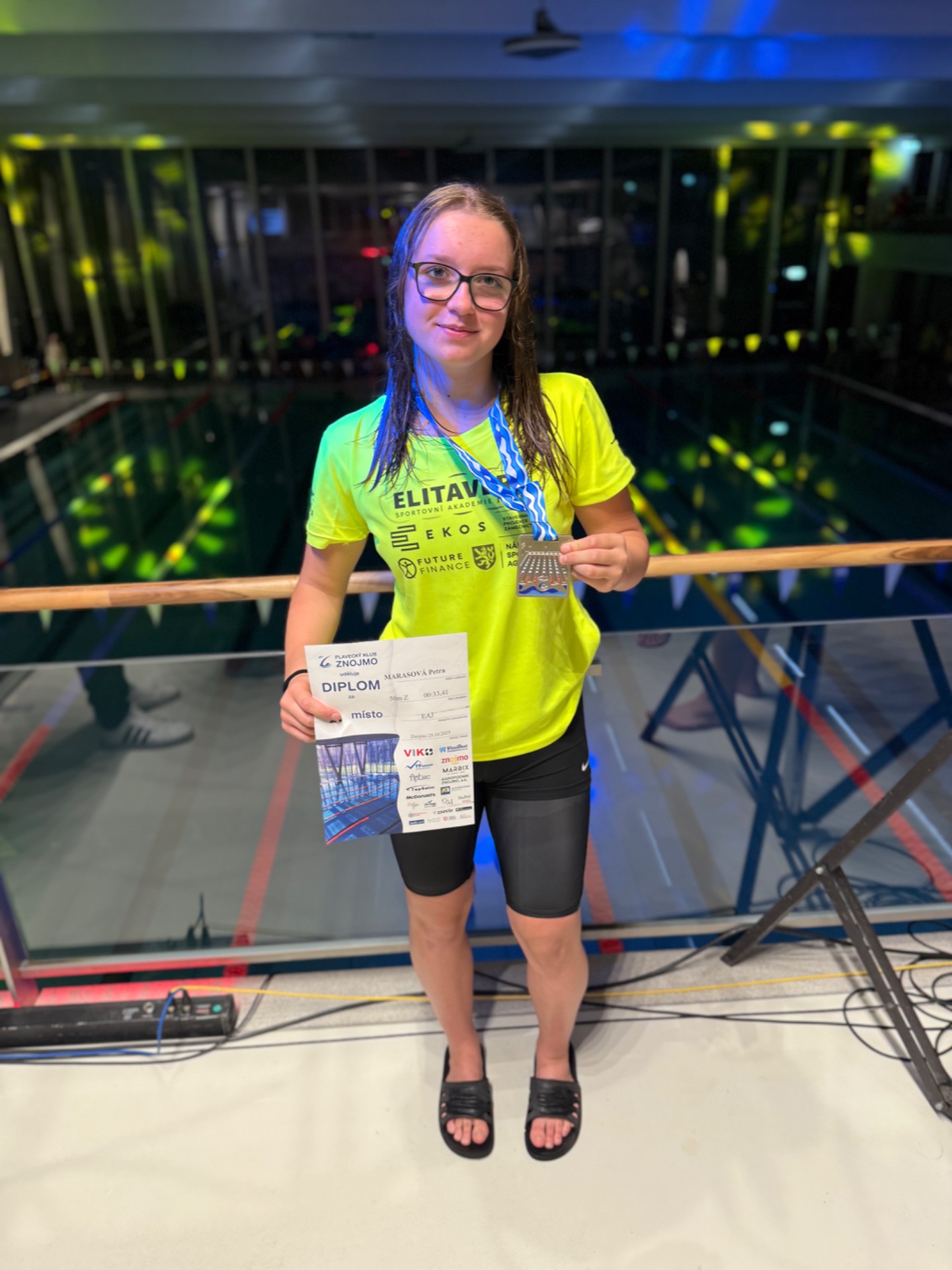 Medaile, diplom a zasloužená radost